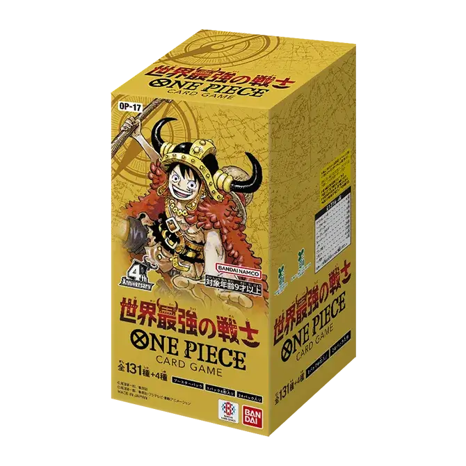 Display One Piece Card Game – OP-17 Sekai Saikyō no Senshi (Japonais)
