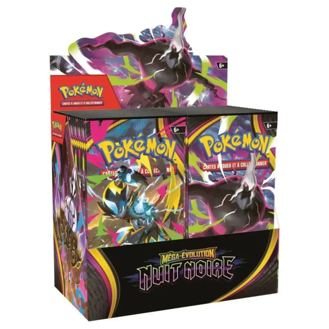 Pokémon – Display 36 Boosters Méga-Évolution : Nuit Noire (FR)