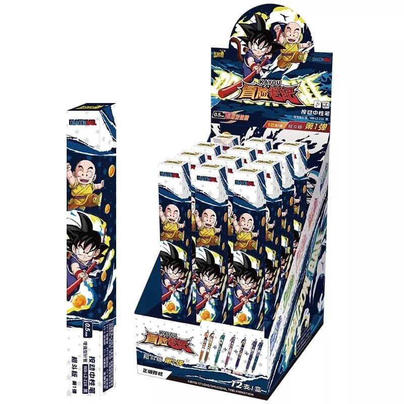 DISPLAY : Stylos Gel Dragon Ball – KAYOU (x12)