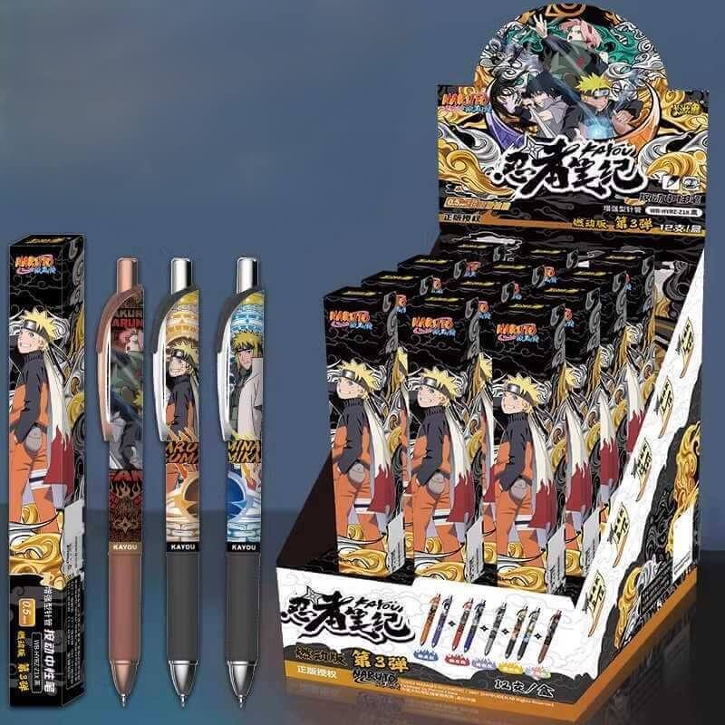 DISPLAY : Stylos Gel Naruto – Kayou (x12)