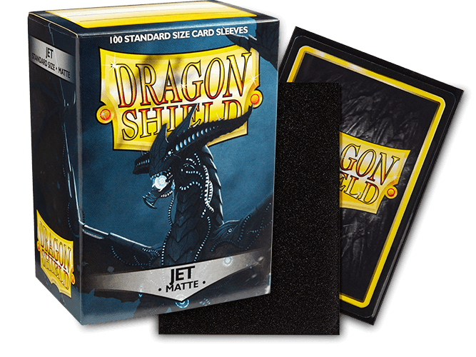 Sleeves Dragon Shield Matte – Jet Black (100 sleeves)