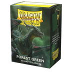 Sleeves Dragon Shield Matte – Forest Green (100 sleeves)