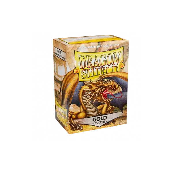 Sleeves Dragon Shield Matte – Gold (100 sleeves)