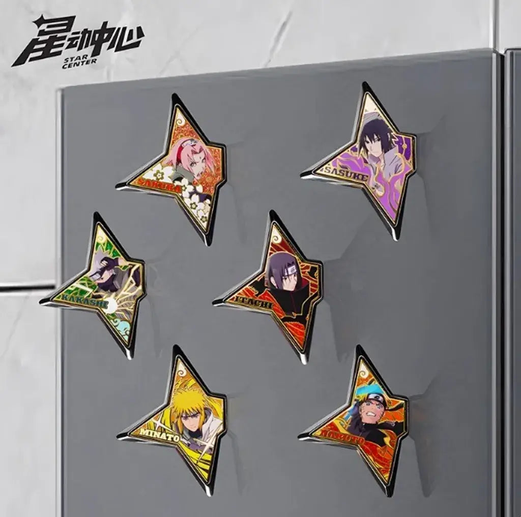 Display Shuriken Magnets Naruto Kayou – vue sur mur
