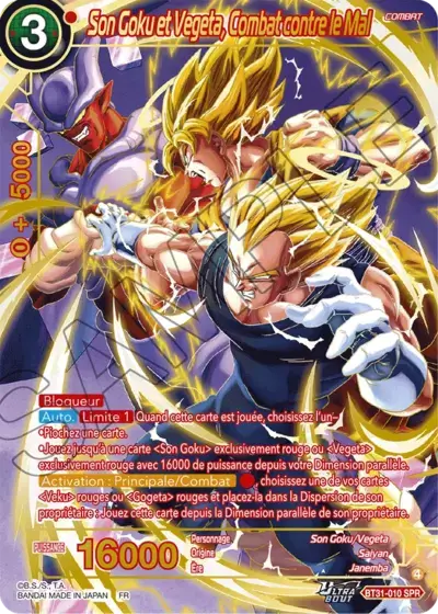 Dragon Ball Super TCG – Blister BS-31 Battles Beyond Dimensions (FR)