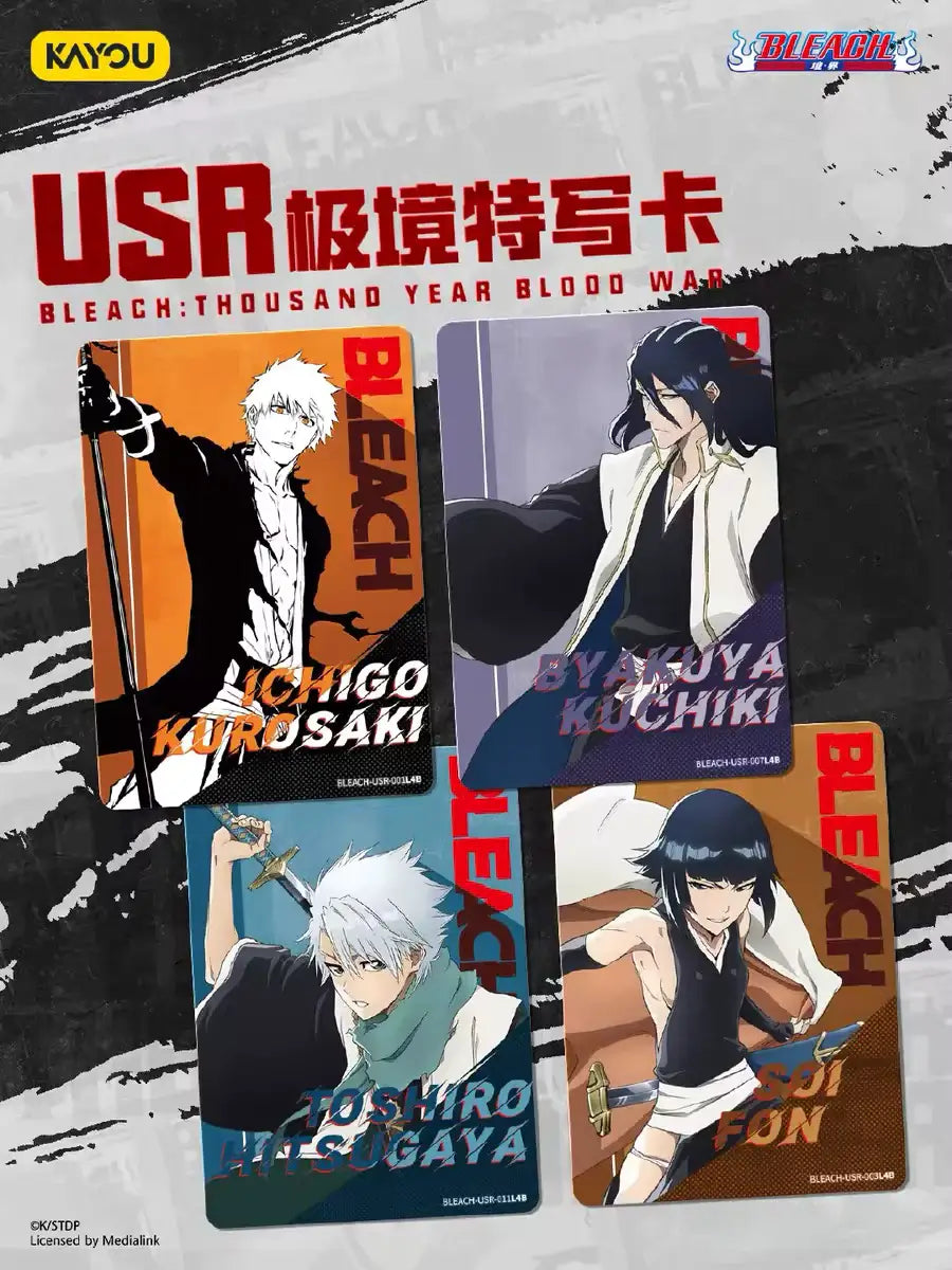 cartes USR bleach tcg tybw wave1 kayou chinois