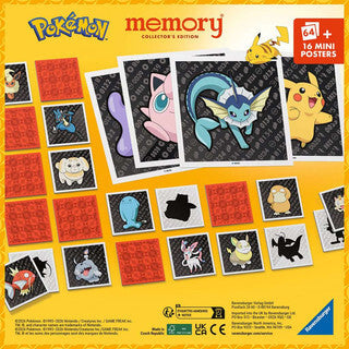 Memory® Pokémon Collector – 64 cartes & 16 mini posters