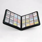 Portfolio TCG 12 poches noir 480 cartes – vue de face ouvert