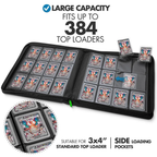 Portfolio Toploader 3x4 pouces 384 emplacements – detail ouvert