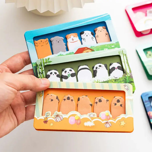 Post-it Kawaii Marque-Page Animaux (6 modèles)