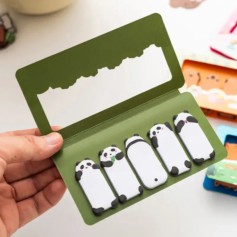 Post-it Kawaii Marque-Page Animaux – modèle panda