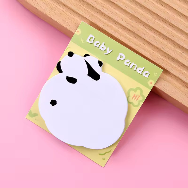 Post-it Panda Kawaii – modèle jaune