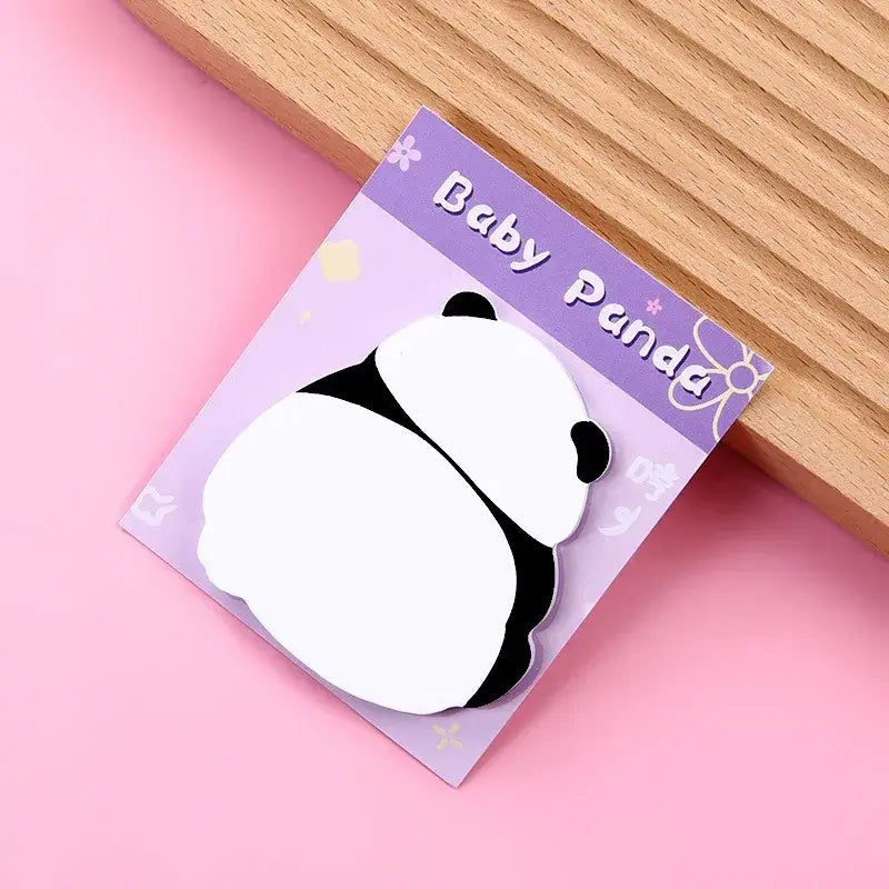 Post-it Panda Kawaii – modèle violet