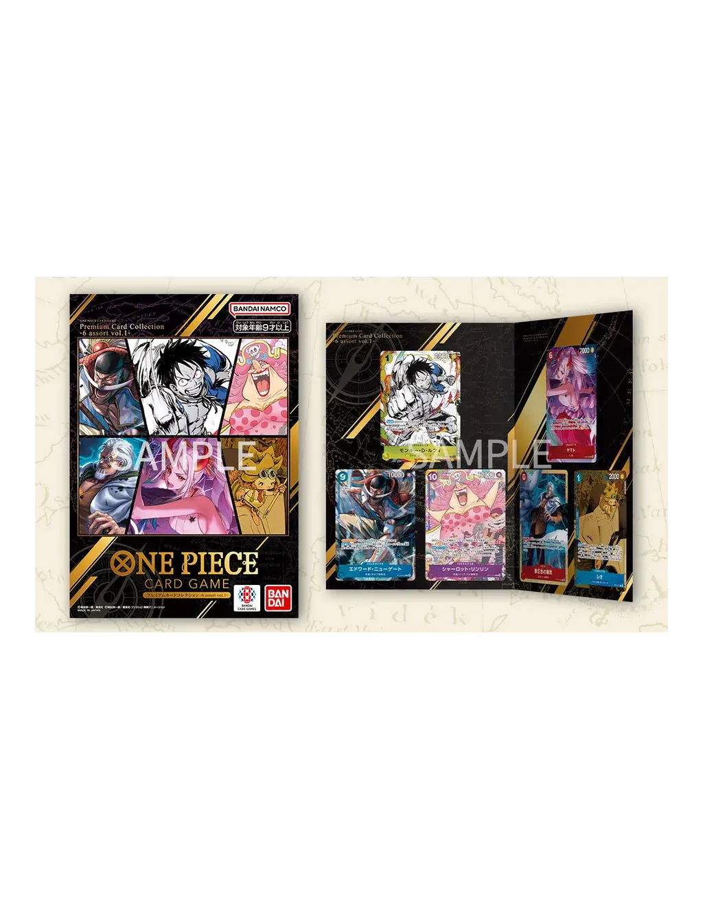 One Piece Card Game – Premium Card Collection 6 Assort Vol.1 – Livret Premium (JPN)