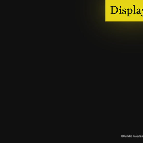 Video trailer Kayou Inuyasha Display