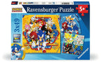 Coffret Puzzles Sonic – 3 x 49 pièces – Les Aventures de Sonic