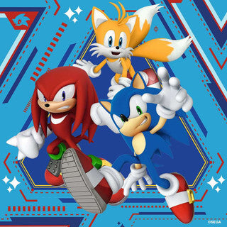 Coffret Puzzles Sonic – 3 x 49 pièces – Les Aventures de Sonic