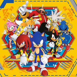 Coffret Puzzles Sonic – 3 x 49 pièces – Les Aventures de Sonic