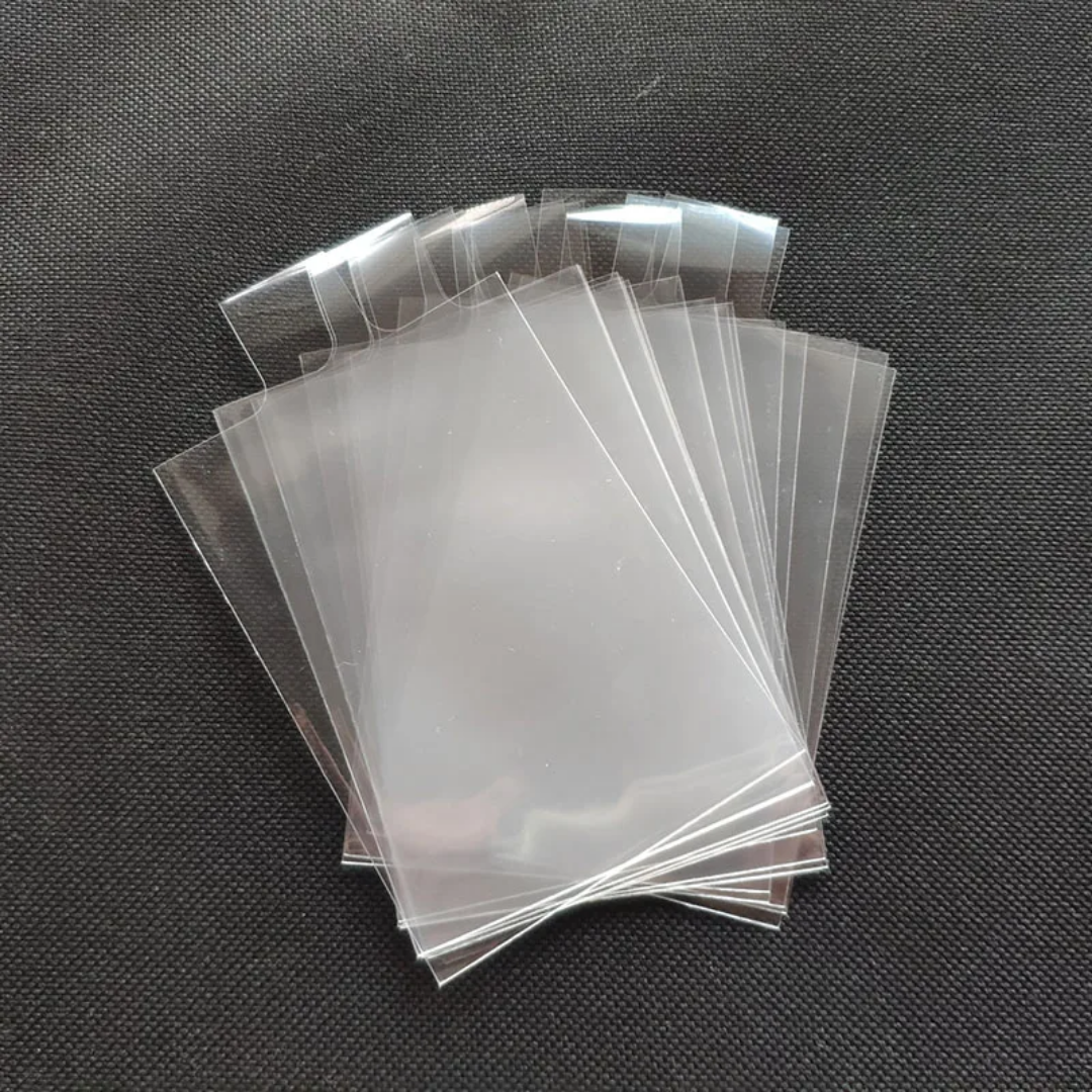 Sleeves à languette transparentes lot de 100 – ouvert