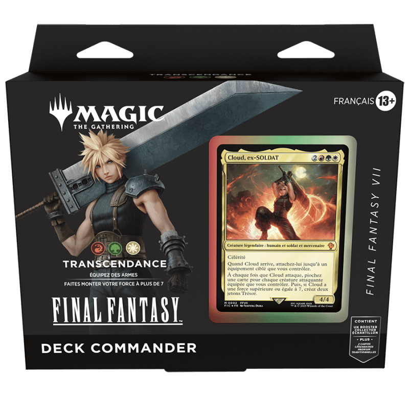 Lot des 4 Decks Commander Magic: The Gathering – Final Fantasy FR